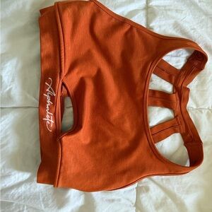 Alphalete Rust Sports Bra